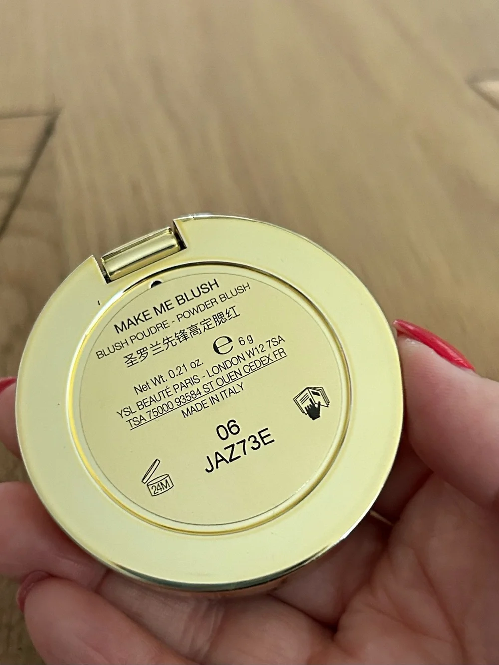 New YSL Make Me Blush 24H Buildable Powder Blush 06 Rose Haze